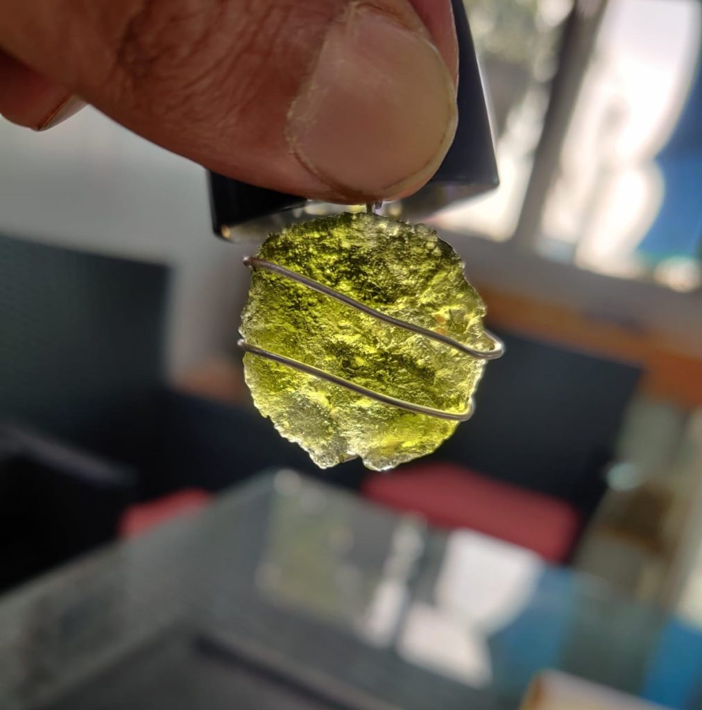 moldavite - תליון מולדבייט מולדובייט מחיר