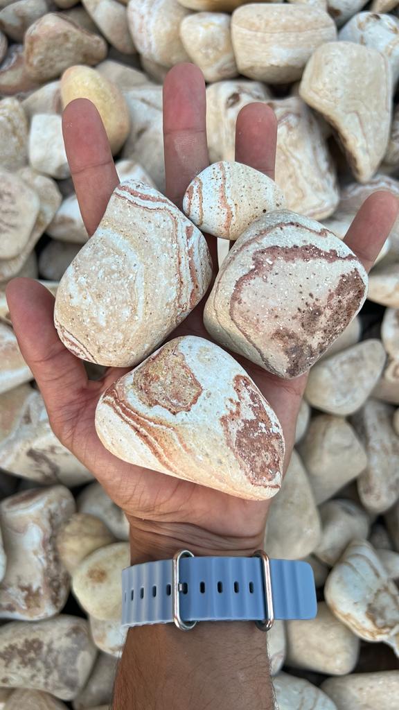 אבני נחל בצבע אדמה חלוקים לגינה מחיר pebbles for sale in israel