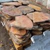 red stepstone אבן מדרך אדומה