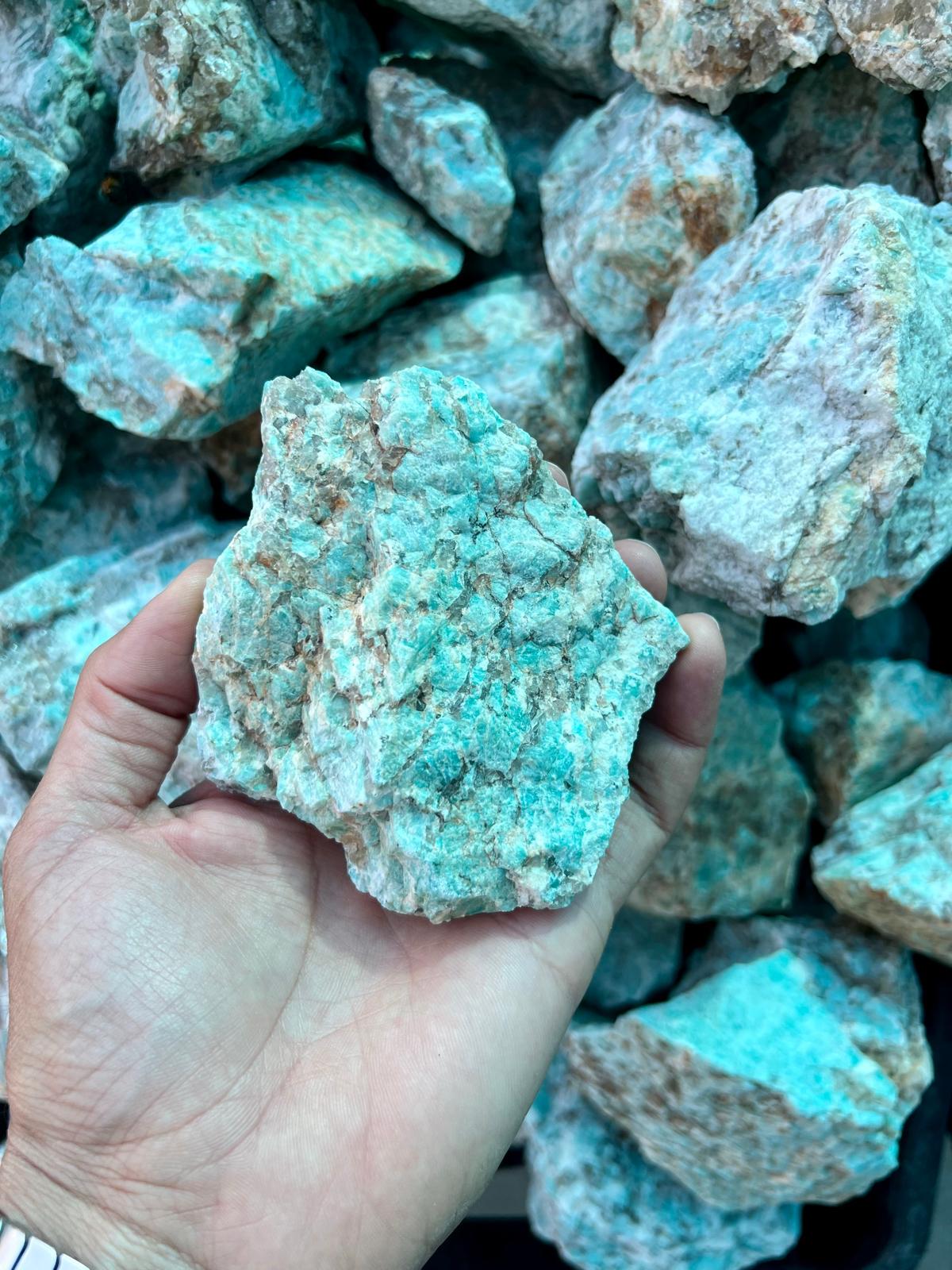 קריסטל אמזונייט אבן אמזוניט amazonite