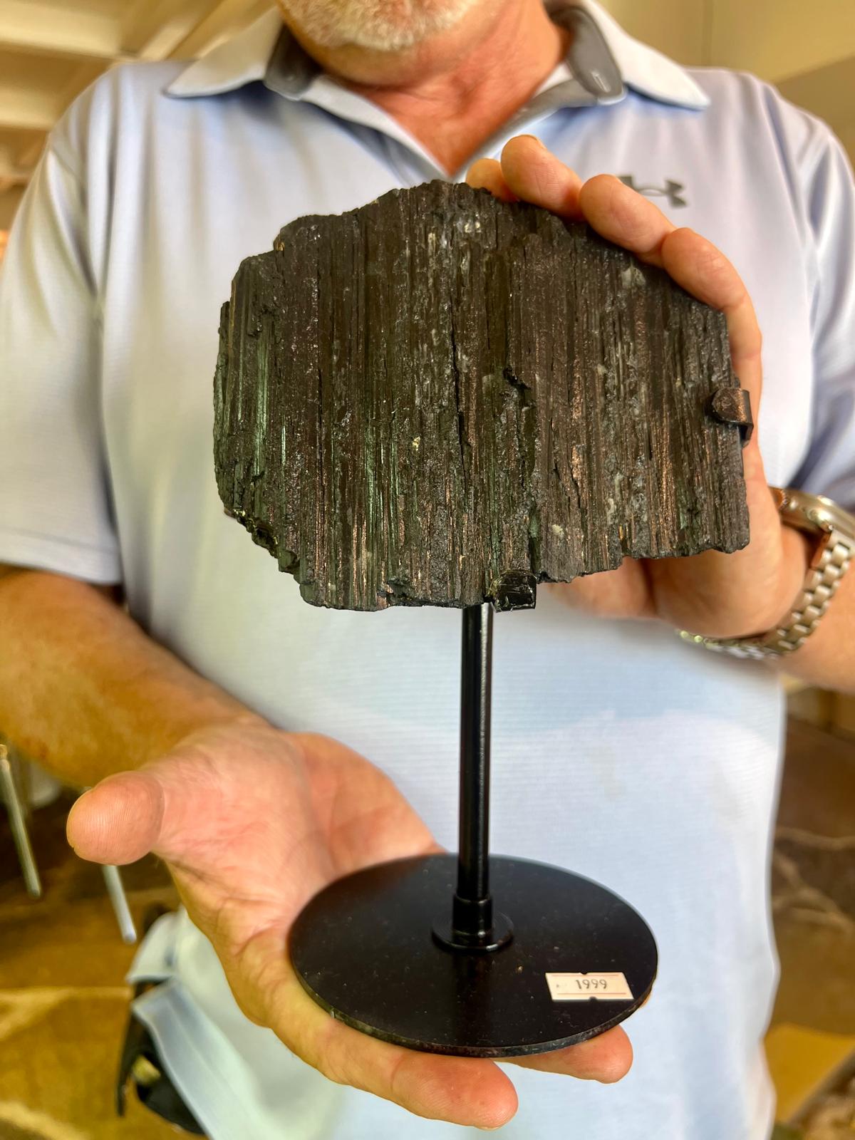 big black tourmaline crystal for sale in israel