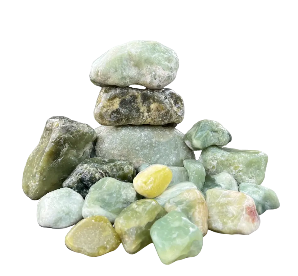 חלוק-נחל-ירוק-קוורץ-לגינה-חלוקים-ירוקים