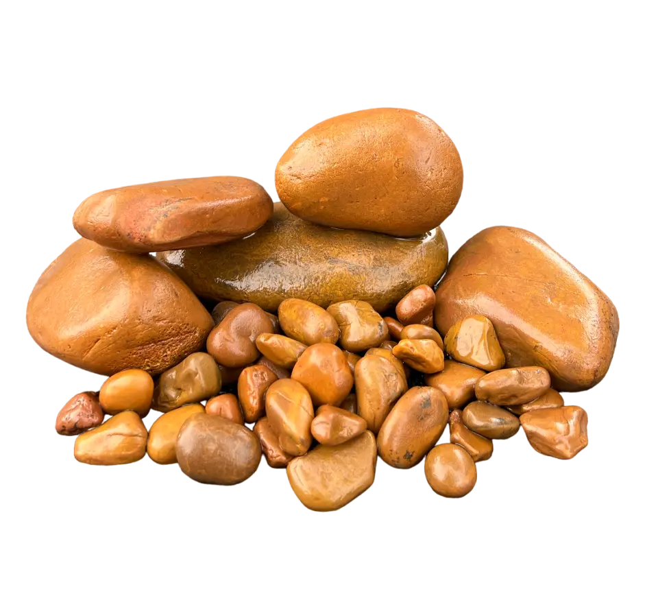 חלוקי-נחל-חומים-מצרי-לגינה-מחיר