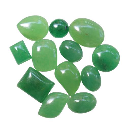 קבושון אוונטורין ירוק green aventourine cabochon קבושון אוונטורין ירוק green aventourine cabochon