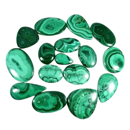 קבושון מלכית malachite cabochon קבושון מלכית malachite cabochon