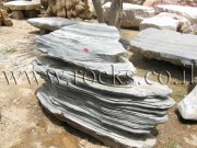 Green Folded Rock