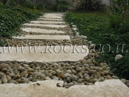 אבן דריכה פראית מנוסרת   