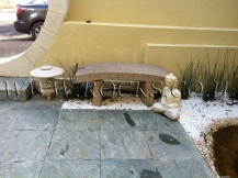 ספסל יפני בעיצוב מיוחד   